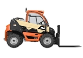 New Telehandler,Side of new Telehandler